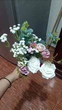 Rose-Flowers Bride Bouquet Scrapbooking Artificial Wedding-Party-Decorative Pe-Foam 