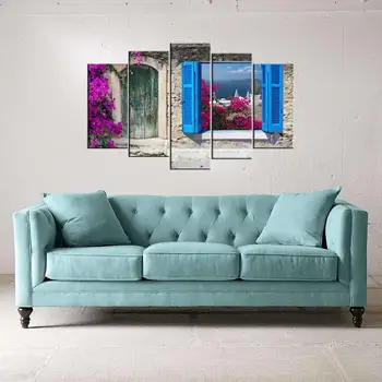 

Flowering Window 5 Piece Mdf Table