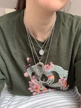 Collar de aleación multicapa con forma de luna y estrella para mujer, 30 estilos, bohemio, joyería, collar con borlas, regalo de novia madre