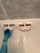 Cabezales de afeitado de 3 cuchillas, máquina de afeitar para el cuidado de la piel, recortador de pelo corporal reemplazable, accesorios de depilación, 4 unids/lote