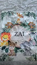 LVYZIHO-Manta de animales de la jungla para niños y niñas, manta para bebés, manta de 30x40 / 48x60 / 60x80 pulgadas, manta de forro polar