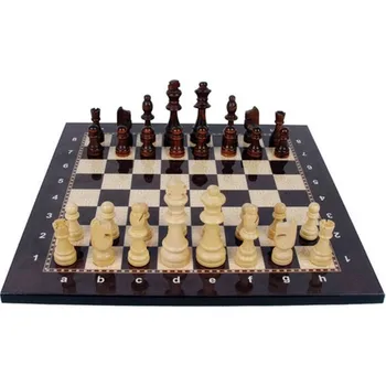 

Luxury Wood Wooden Chess Checkers Set Two-in-one combination Wooden Figures