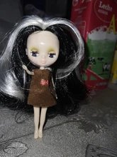 Mini muñeca de cuerpo normal DBS blyth, 10CM, BJD, regalo para niñas, juguete de anime, vestido aleatorio