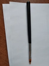 Pincel dentado para uñas, pluma de mezcla gradiente a cuadros, encaje de bolígrafo, mango de madera, nailon, suave, profesional, herramientas de manicura, 1 Uds.