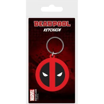 

Keychain Deadpool logo from pyramid
