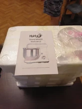 Tazón de acero inoxidable con motor de 4,5l CC, mezclador planetario silencioso, soporte de alimentos de 6 velocidades para cocina, mezclador de crema, batidor de huevos, batidora de masa