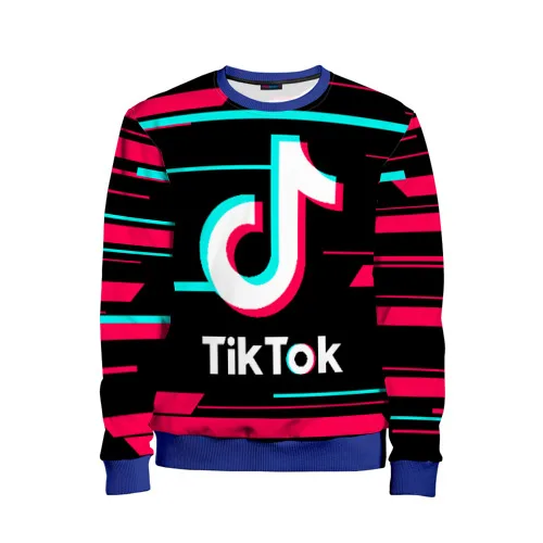 Детский свитшот 3D TIKTOK 1, Комфортный свитшот ТикТок, для детей, для мальчиков и девочек, мягкий, яркие цвета, не выгорают