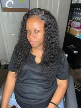 Pelo humano brasileño de 32, 34, 36 y 38 pulgadas, mechones de pelo rizado profundo, Hoho, 100%, pelo humano Natural, doble mechones, 1, 3, 4 mechones, cabello Remy grueso