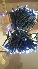 Festoon LED Christmas Fairy String Lights Outdoor Garden Solar Garland Lights Wedding