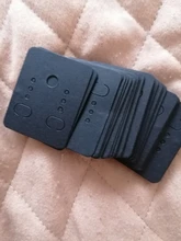 50 Uds 3,8x4,8 cm pendiente pantalla Tarjeta de pendiente arete titular en blanco etiquetas de papel Kraft para DIY pendientes de gota largos tarjeta para presentación de joyas