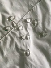 Pendant Jewelry Chandelier Suncatcher-Spacer Crystal-Prism Glass Faceted Clear Tear DIY