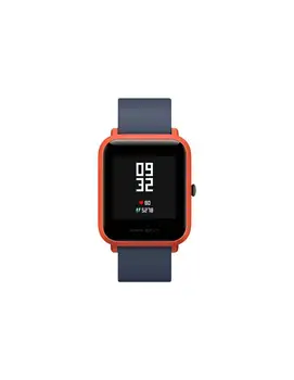 

Amazfit beep-cinnabar red-smart watch with strap-Black-luminous display 1.28 " - 31 g