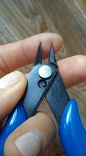 1 Uds azul de lado cizalla cortadora Clipper de cordón Alicates para alambre de joyería herramientas de alicates, herramientas y equipo