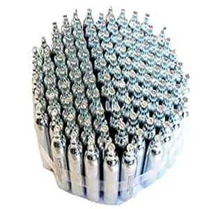 Envio 48h 20 x Bombonas de CO2 de Alto Rendimiento | Capsulas de Aire comprimido con Cargas de 12 gr para Armas de Airsoft