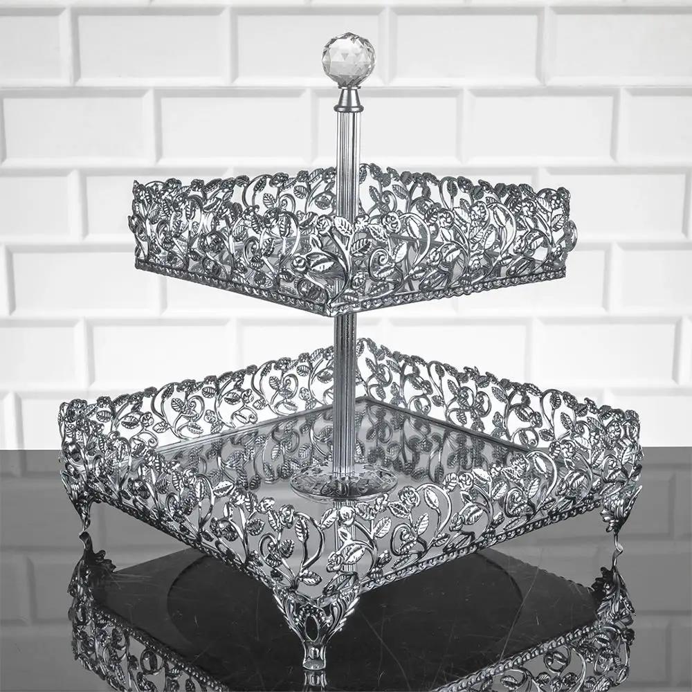 Silver 26*26*30 cm (10.23*10.23*11.8 inches)