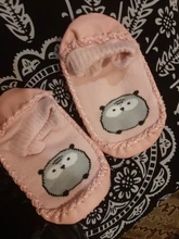 Calcetines de dibujos animados para niñas y niños, calcetín de suela de piel para bebés, zapatos para niños pequeños, antideslizantes, calcetines de fondo suave para suelo, zapatos de cuna Unisex