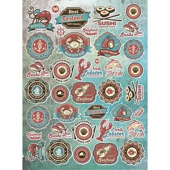 

Rice paper for Decoupage "" craft Premier "", A3, 25 g/m, "Seafood" "cp01352