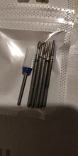 6/7pc cortador de fresado de taladro de cerámica para uñas Bits para manicura Mills eliminar broca para uñas de Gel de manicura máquina herramientas