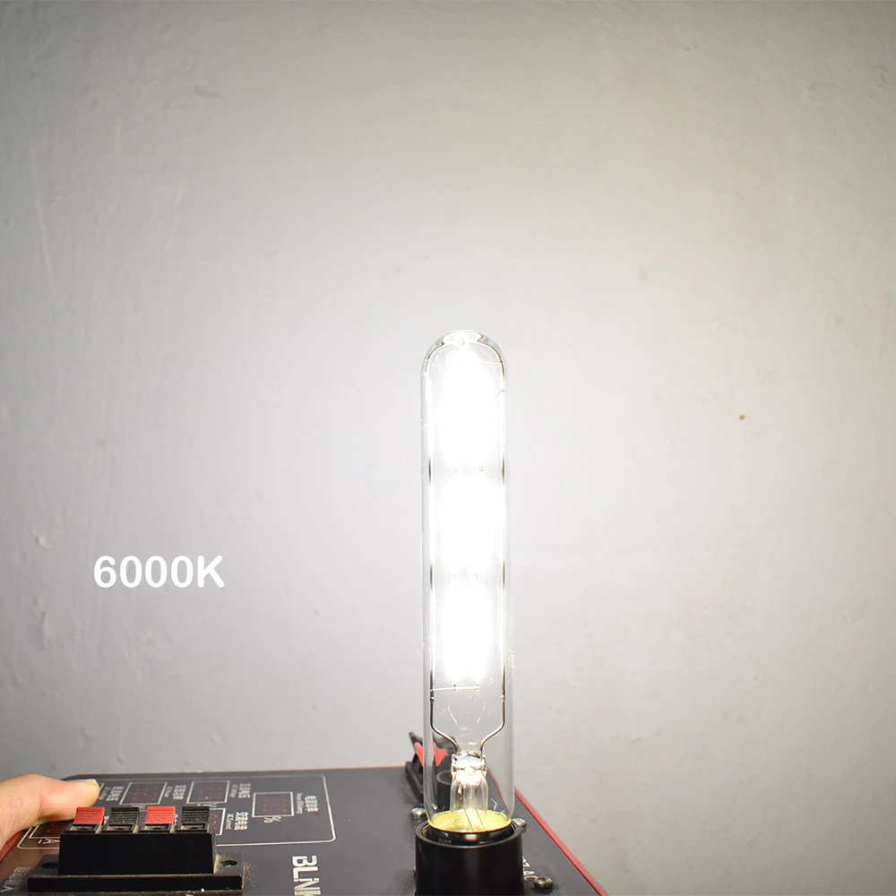 높은 밝기 관형 T30 LED 전구 디 밍이 가능한 장식 빈티지 E27 필 라 멘 트 램프 6W 4W 분명 밝은 유리