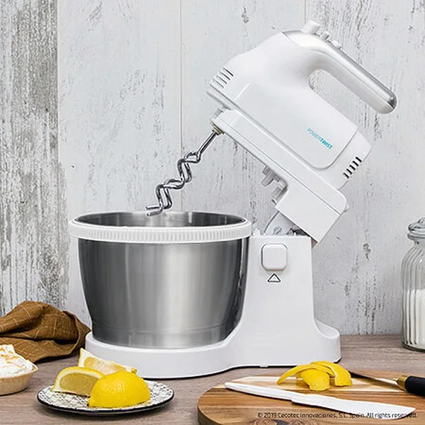 Блендер/миксер для теста Cecotec PowerTwist steel 500W 3,5 L White Inox