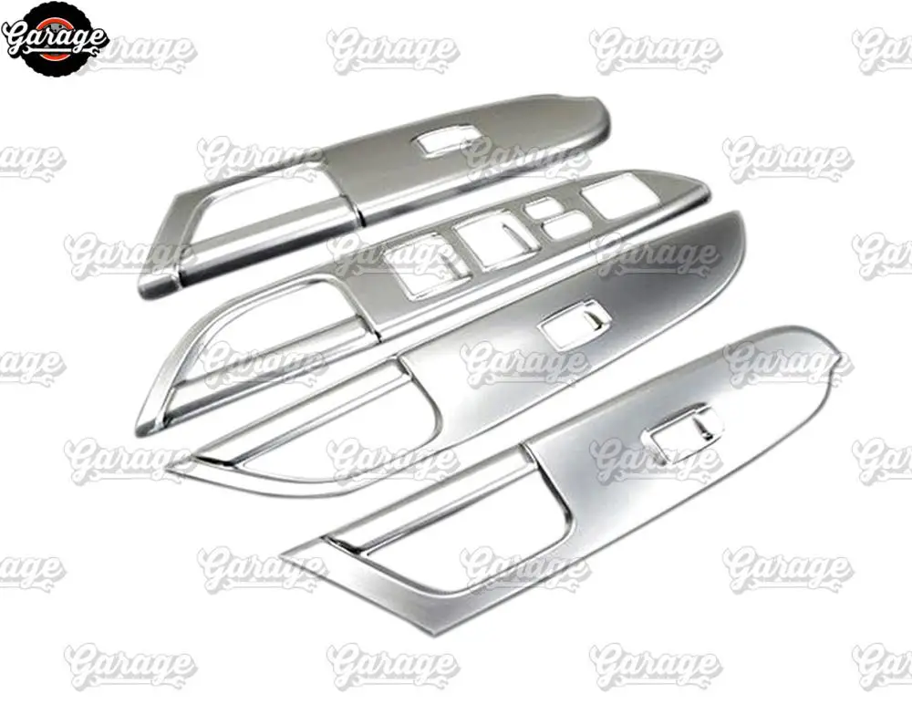 Covers of window swith case for Mitsubishi Outlander Sport 2013- ABS plastic molding 1 set / 4 pcs decoration car stylin