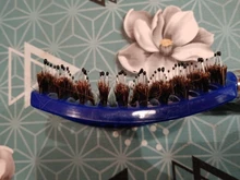 Peine para masaje del cuero cabelludo para mujer, 7 colores, cerdas de nailon, cepillo de pelo rizado húmedo, cepillo de pelo para salón, herramientas de estilo de peluquería