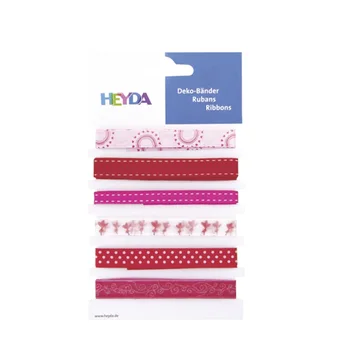 

Brunnen Heyda love decorative ribbon set, 1.2mm x 90 cm, 6 pieces 6 pieces