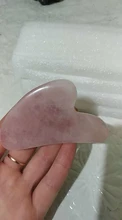 Massage-Tool Guasha Scraper Jade-Stone Heart-Shaped Rose Quartz Anti-Cellulite Wrinkle