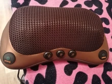 Almohada de masaje de cabeza relajante, VIBRADOR ELÉCTRICO para hombros, espalda, calefacción, terapia infrarroja, masajeador de cuello shiatsu, 8 unidades