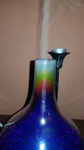 Aroma Diffuser Glass-Vase Essential-Oil Cool-Mist-Humidifier Waterless Auto Light And