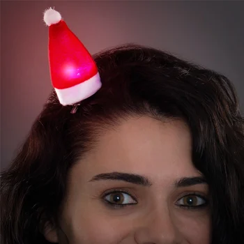 

Santa Claus Cap LED Hair Clip