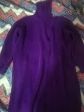 Vent Pullovers Sweater Loose Turtleneck Long-Sleeve EAM Women New-Fashion Knitting Fit