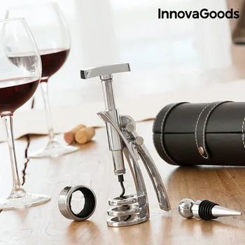 

InnovaGoods Screwpull Wine Set (4 Pieces)