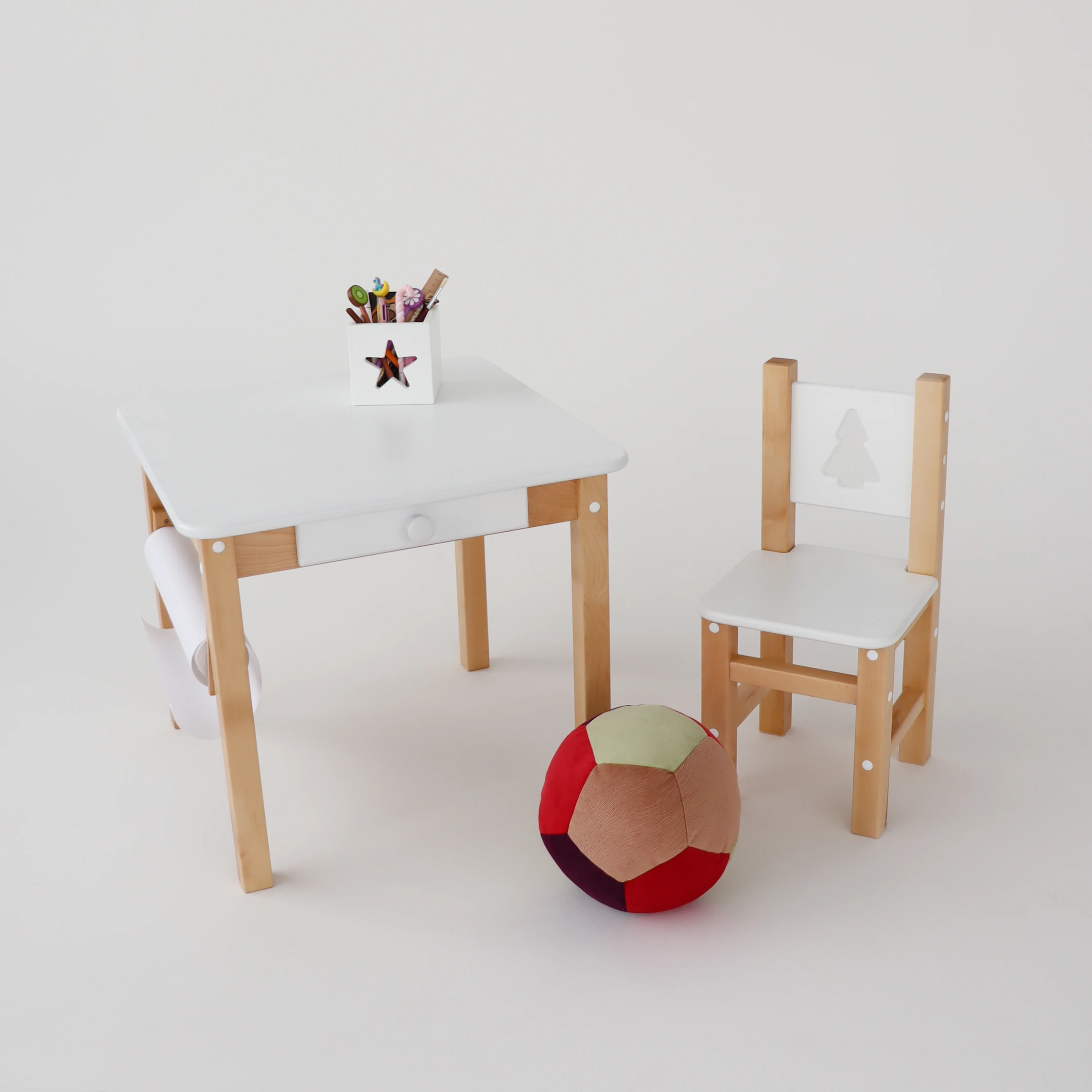 Mesa y silla para niños con cajón, de y sillas de pino sólido, respetuoso con el ambiente, para los niños de preescolar|Sets de muebles infantiles| - AliExpress