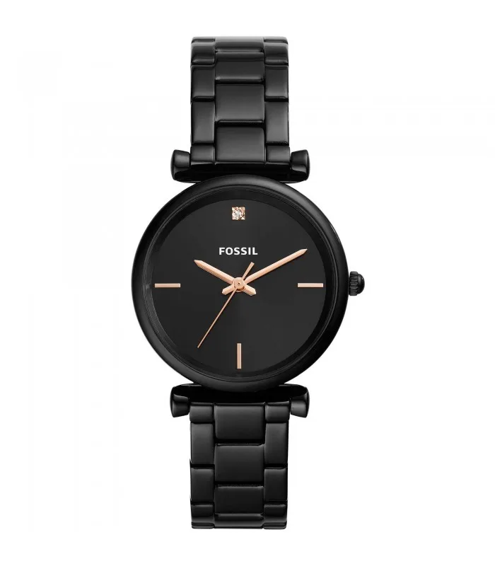 FOSSIL часы CARLIE 'S ONLY TIME черная сталь ES4442