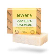 Косметика, натуральная косметика, Levrana, Леврана, Натуральное мыло, NHMS14, Натуральное мыло ручной работы Овсянка, 100 гр