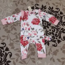 Floral Romper Outfits Jumpsuit Toddler Newborn-Baby Baby-Girls Spring Long-Sleeve Infant