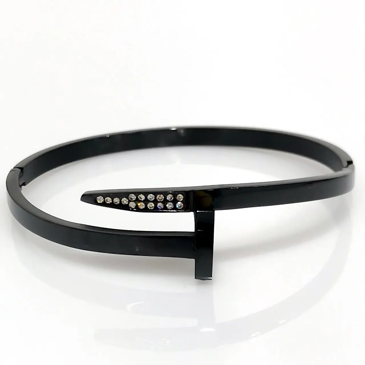 

Black Style Nail Design 316 L Quality Steel Bracelet Unisex