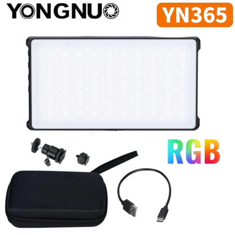 YONGNUO YN365 RGB светодиодный карманный светильник 12 Вт на камеру красочный свет для