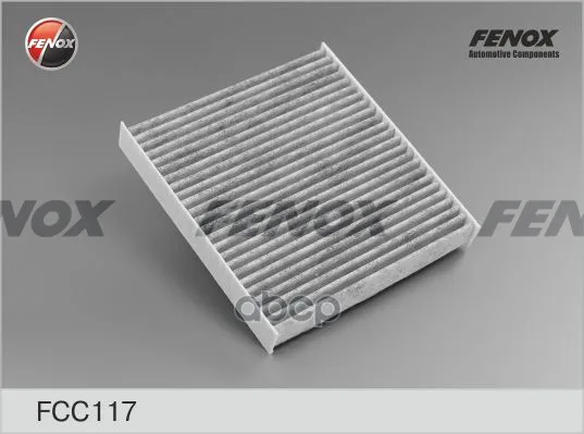 Фильтр Салона Угольный Mitsubishi Lancer 08-, Outlander 06-, Asx 10-, Citroen C4 12- 1.6 Fcc117 FENOX арт. FCC117