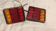 Tail-Light Trailer-Truck Rear-Parts Lamps-Pair Car Led Waterproof 12V 8 for IP65 2pcs