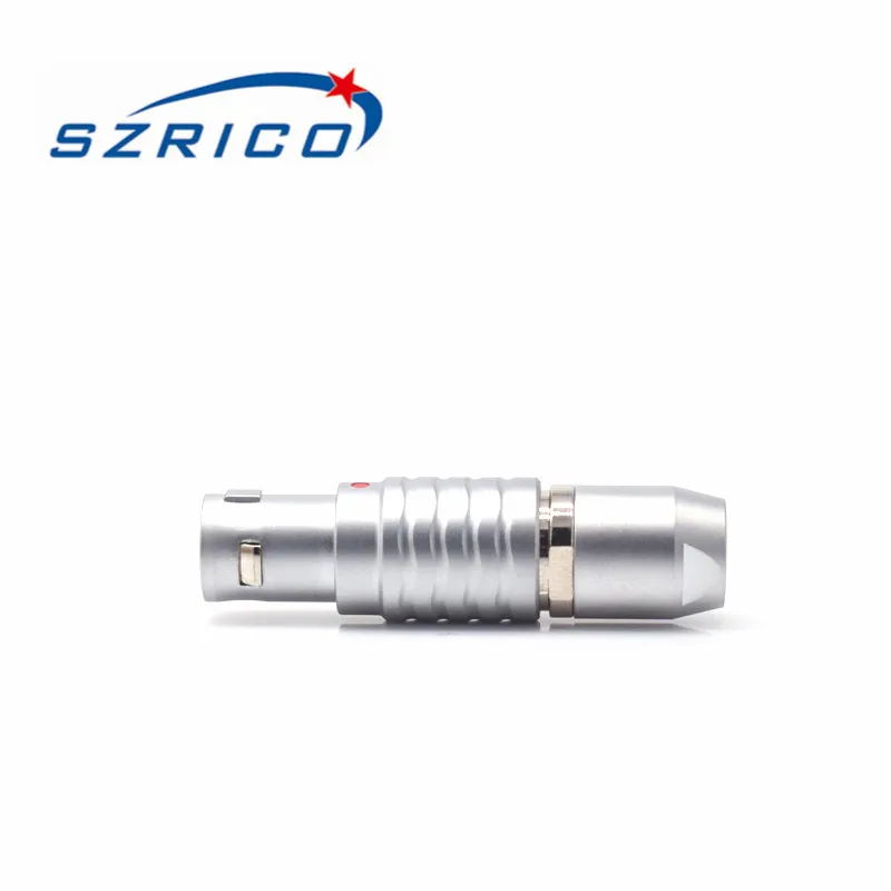 Hot Sale 1B FGG 304 CLA M12 Back Nut Metal Copper Circular Straight Plug Push Pull Connector | Обустройство дома