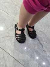 Los niños de verano sandalias de niño, los niños antideslizante zapatos de princesa Zapatos Niños caramelo zapatos Jelly de playa chica niños Casual romano zapatillas