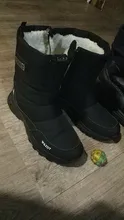 High-Boots Casual Shoes Outdoor Winter Men Non-Slip Male Zip for Man Travel Zipper Plus