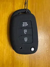 Funda de silicona para llave de coche, funda para Hyundai Tucson Sonata Ix35 Ix25 I20 Creta Santa Fe GLS SPORT Elantra Reina, funda Fob