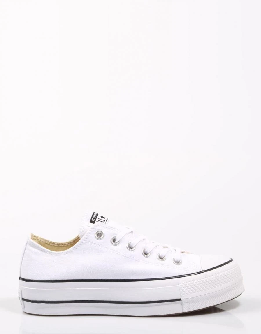 CONVERSE PLATAFORMA CHUCK TAYLOR 올스타 리프트 화이트 여성 운동화 캔버스 고무 스포츠 플랫 끈 인과 신발  67576|여성용 플랫| - AliExpress aliexpress converse