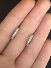 XIYANIKE-pendientes femeninos de aro de circón con microincrustaciones, de Plata de Ley 925, accesorios de regalo de joyería elegantes hechos a mano