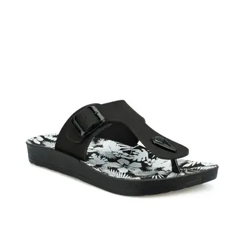 

FLO 311757D.Z Black Female Slippers Polaris