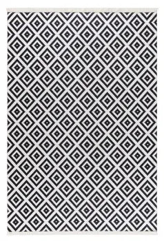 

Quantity Surveying Swings Life 3 'x 5' Microfiber Black/White Runner Rug