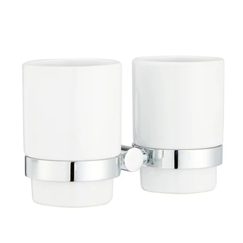 

Подстаканник двойной, керамика, латунь, Mirro Plus, IDDIS, MRPSBC2i45